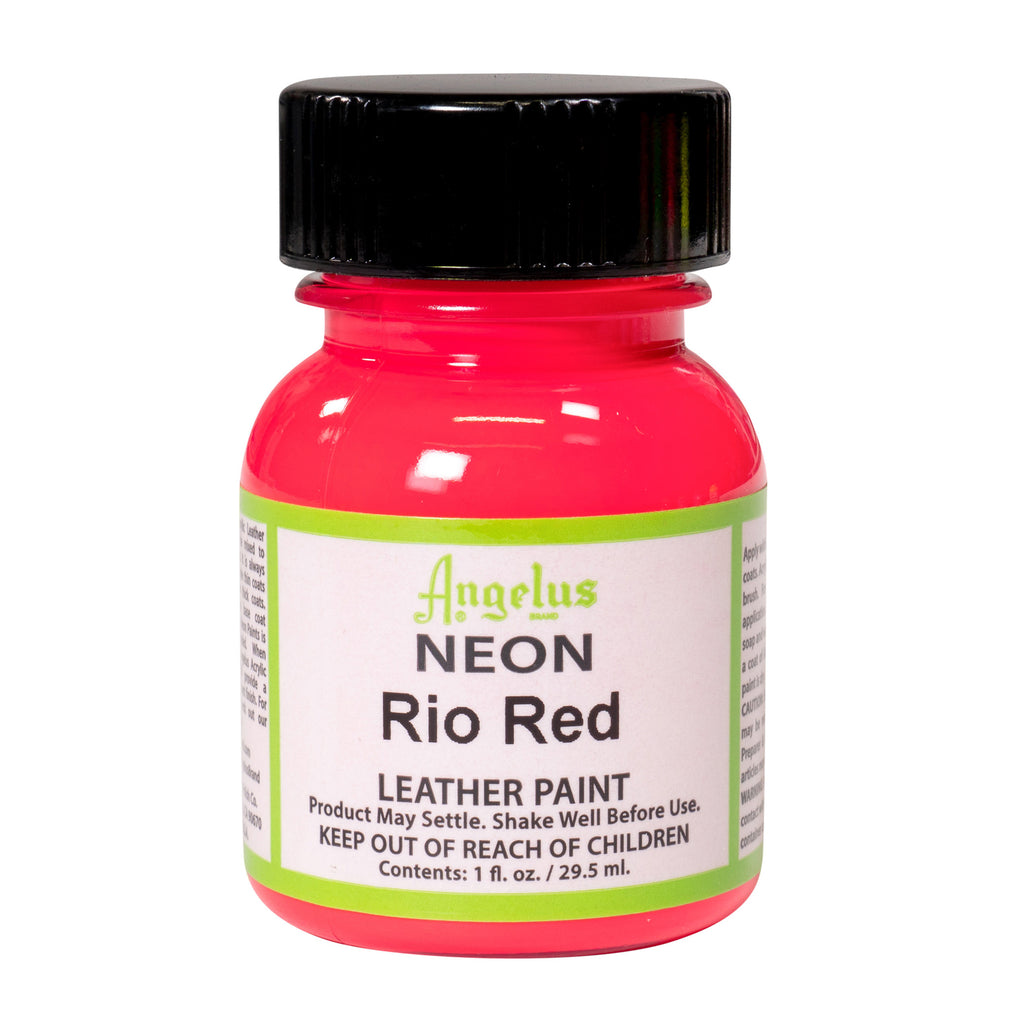 Angelus® Acrylic Leather Paint NEON series 1 oz