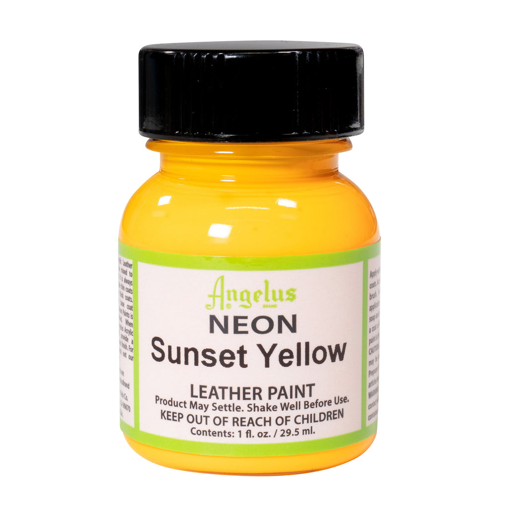 Angelus® Acrylic Leather Paint NEON series 1 oz