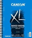 Canson XL Mixed Media Pads, Coiled