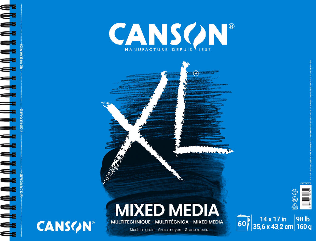 Canson XL Mixed Media Pads, Coiled
