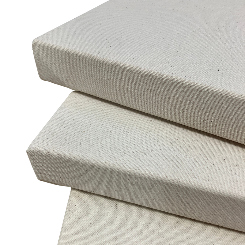 Unprimed Artists' Canvas - Gallery 1.5" Width - Hand-stretched