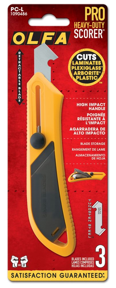 Olfa - Heavy-Duty Ratchet-Lock Utility Knife - L-1 Cutter - Sam Flax Atlanta