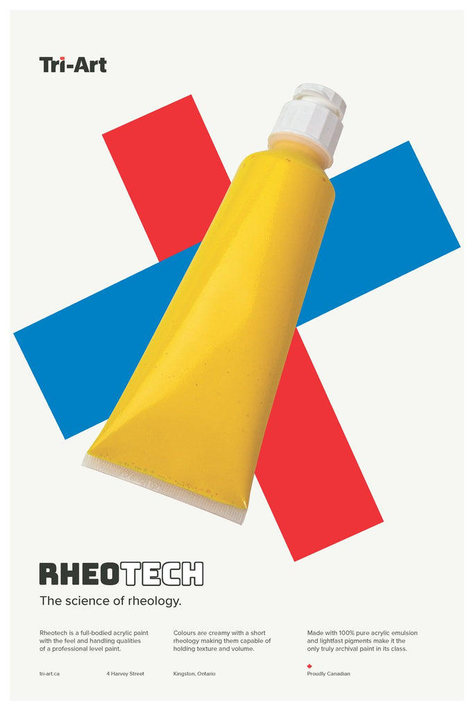 Tri-Art Rheotech Acrylic Paint Jars.