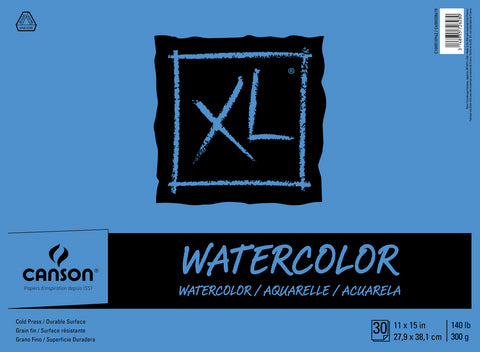 Canson XL Watercolour Pad, 30 Sheets