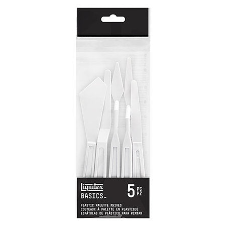 Plastic Palette & Painting Knives Set. New !
