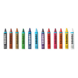 Reeves Water Soluble Wax Pastels, 24 colours