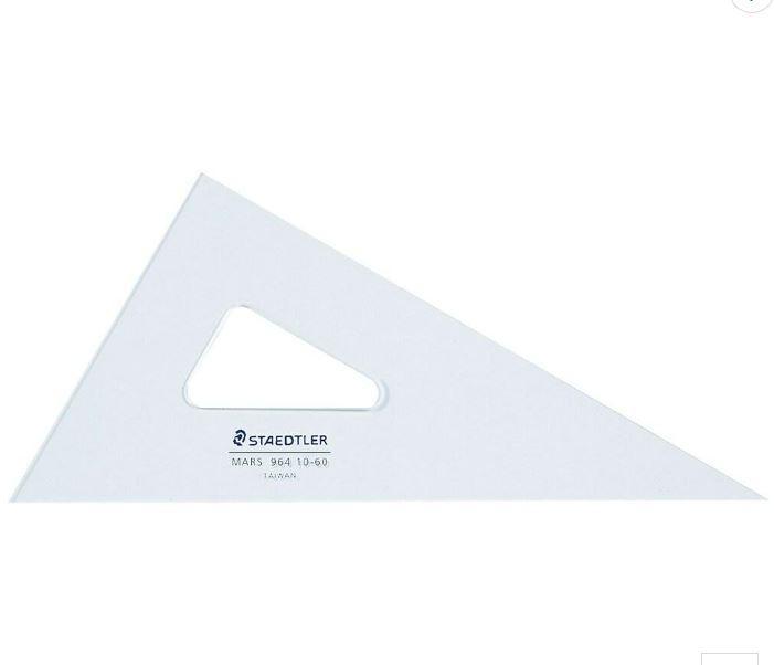 Set Square / Acrylic Triangles  45/90 and 30/60
