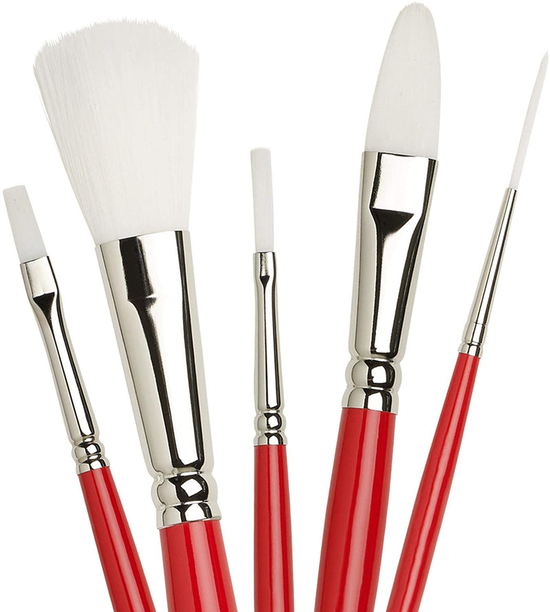 Winsor & Newton University Series Brushes,Oval Wash Short Handle 1"