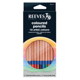 Reeves Coloured Pencil Set - 12 pencils