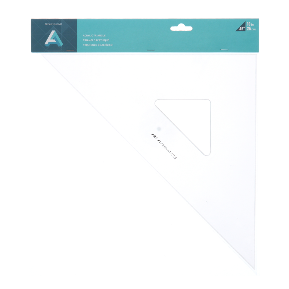 Set Square / Acrylic Triangles  45/90 and 30/60