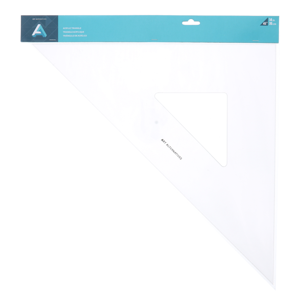 Set Square / Acrylic Triangles  45/90 and 30/60