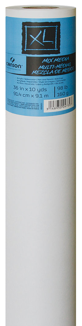 Canson XL Mix Media Roll 36 in x 10 yds.
