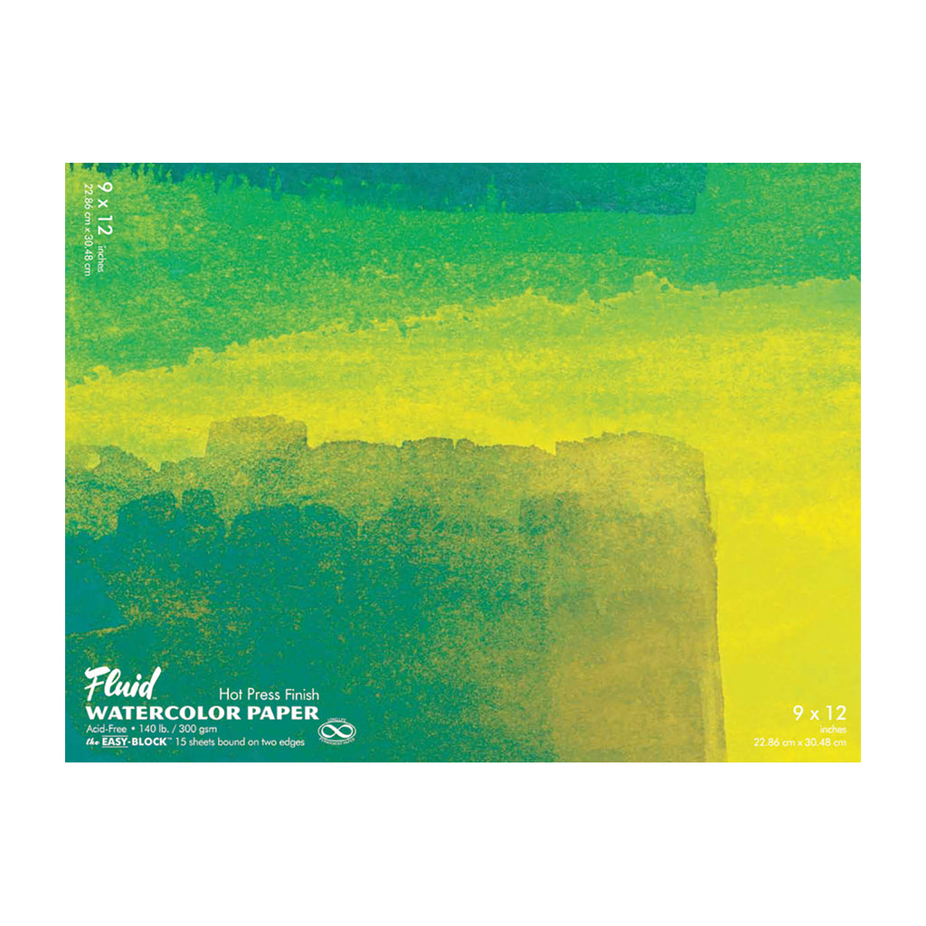 Fluid Watercolor Paper Easy-Blocks