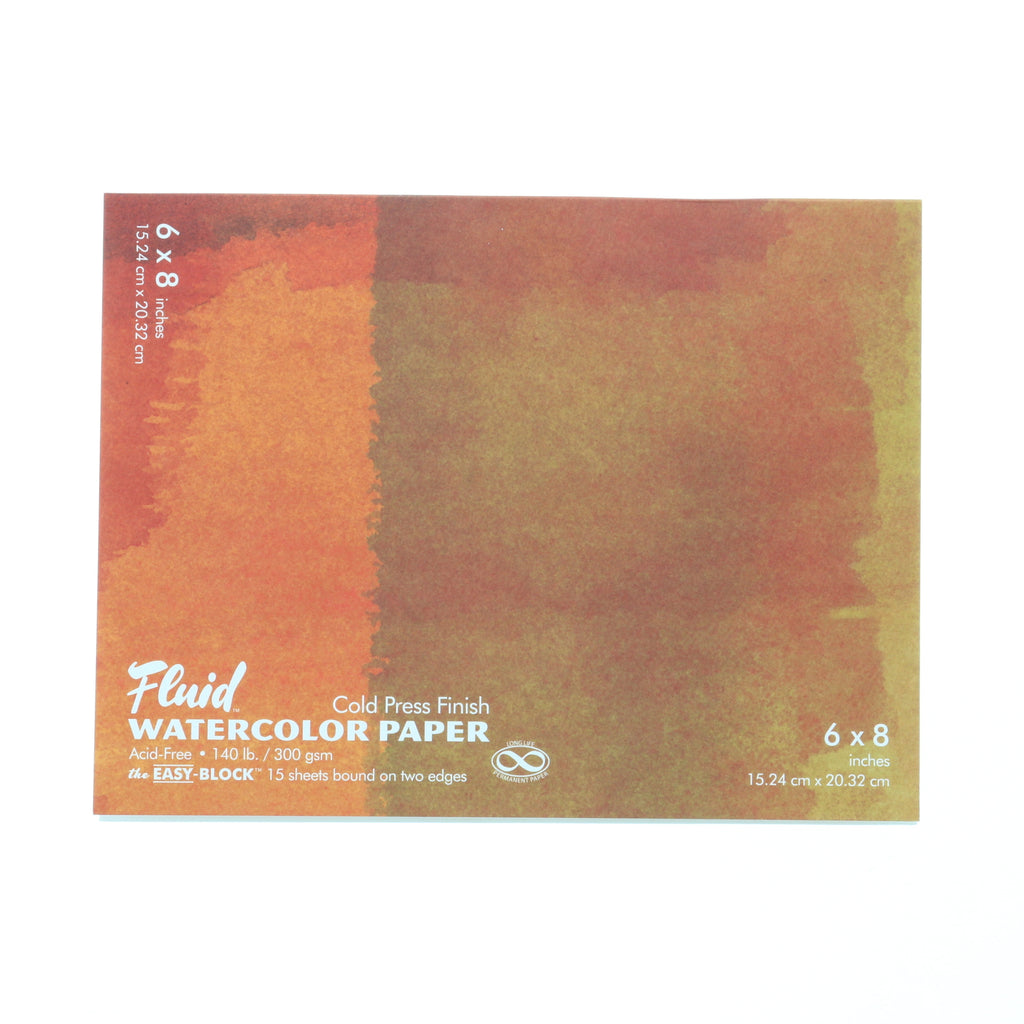 Fluid Watercolor Paper Easy-Blocks