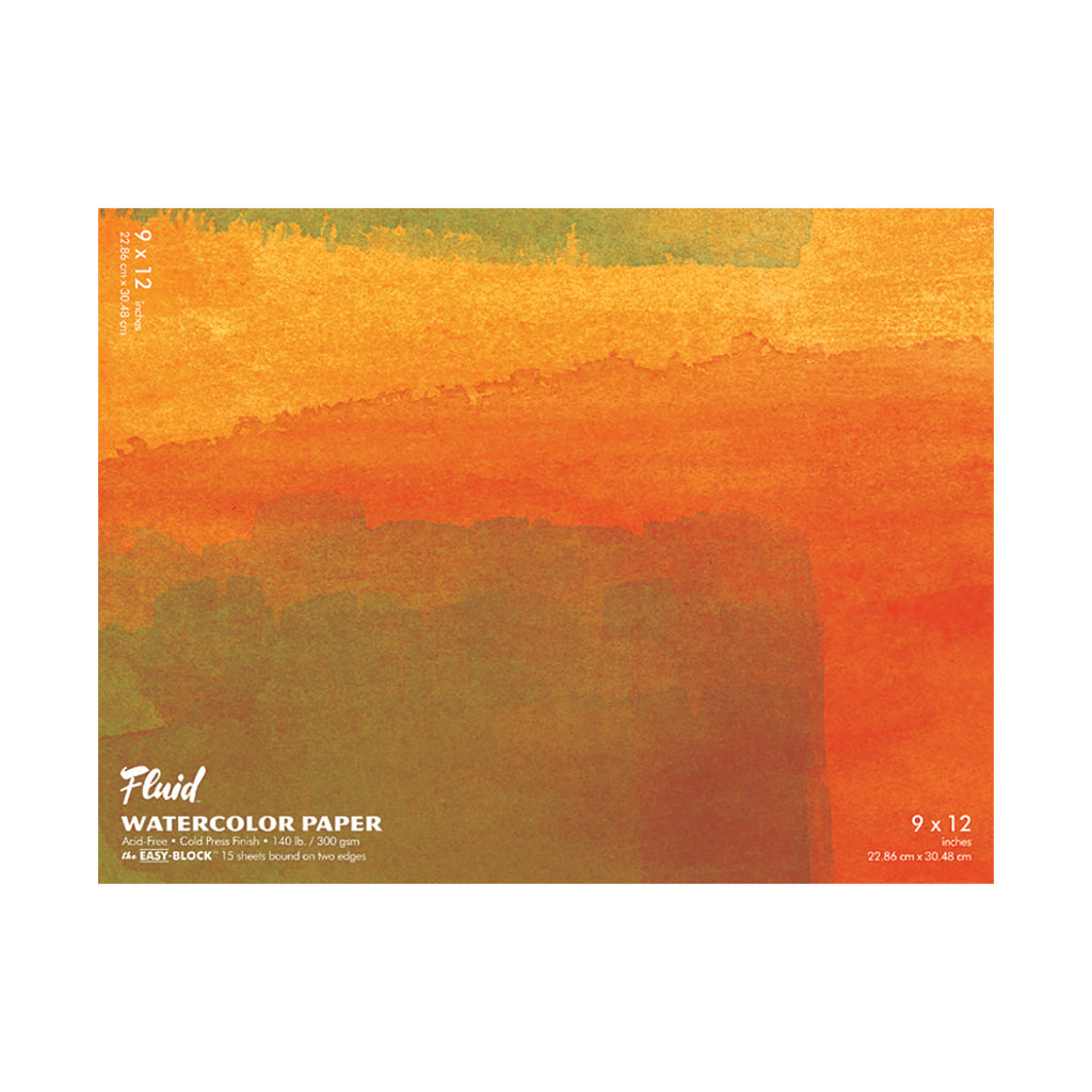 Fluid Watercolor Paper Easy-Blocks