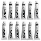 Heavy Body Acrylics, 2 oz. Tubes, Neutral Gray. 2oz