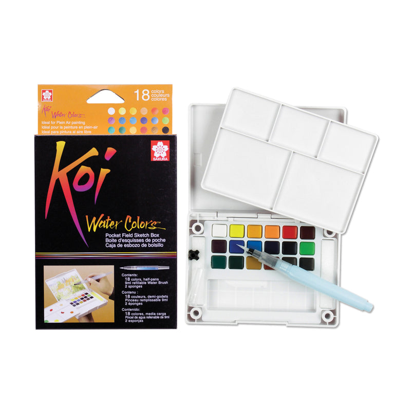 Sakura Koi Pocket Field Watercolour Sets