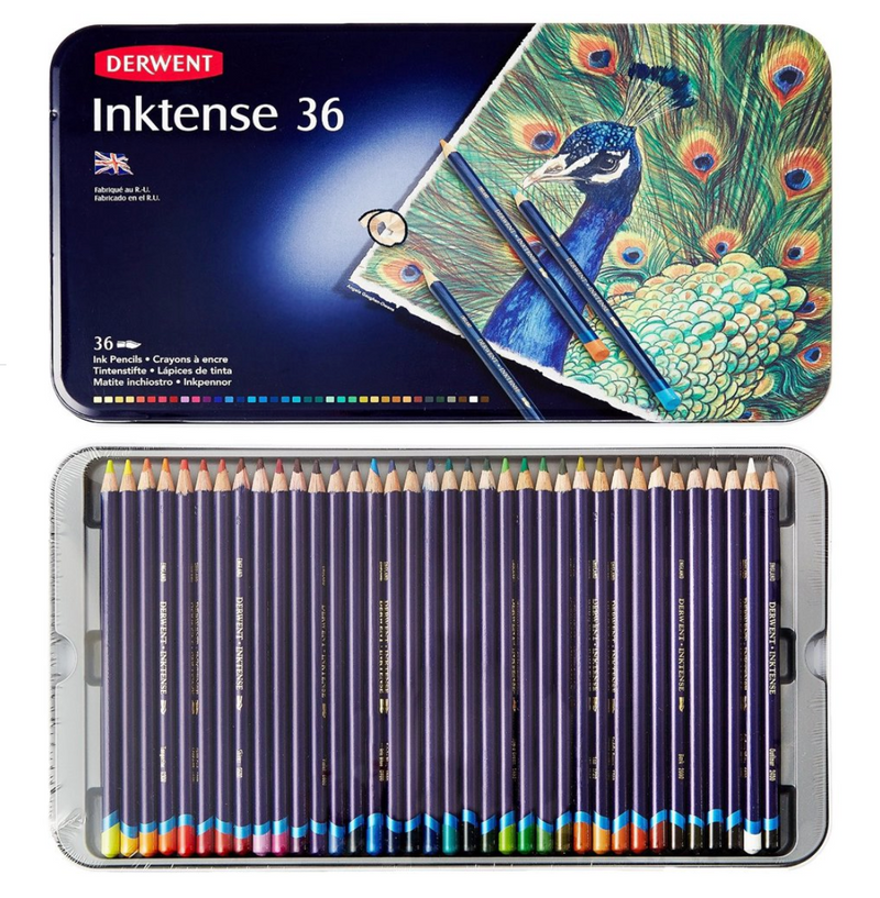 Derwent Inktense Water-soluble Pencil Tin Sets / Sale !!