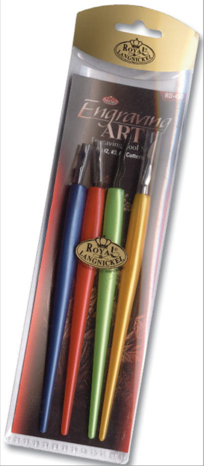 Engraving & Scratch Tool Set (4 pieces)