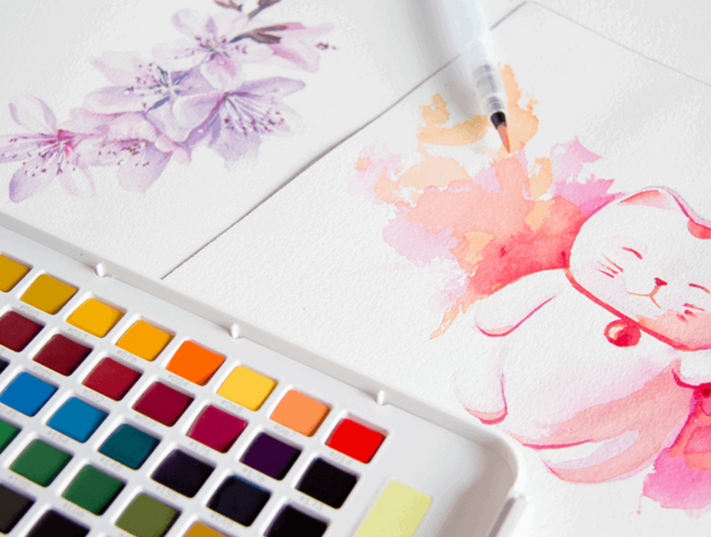 Sakura Koi Pocket Field Watercolour Sets