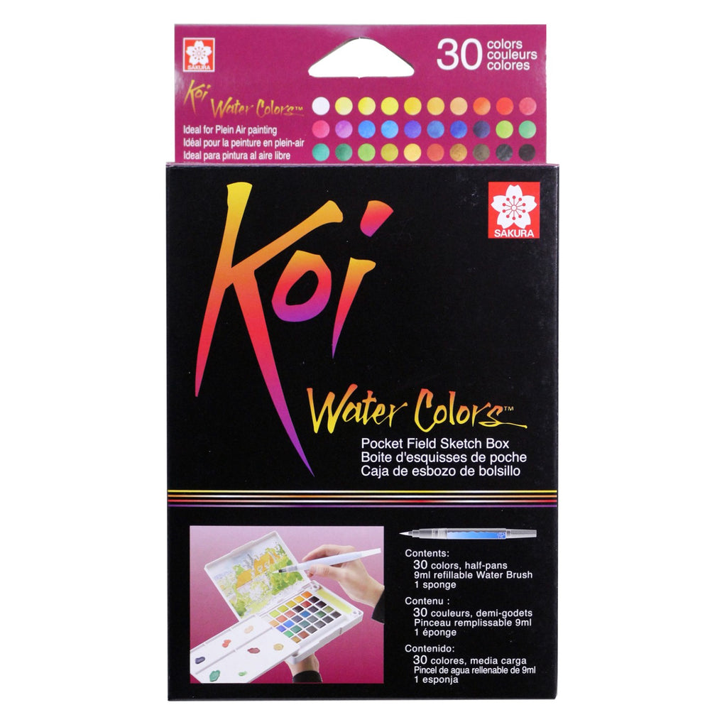 Sakura Koi Pocket Field Watercolour Sets