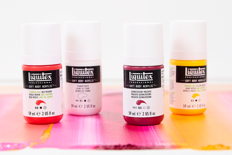 Liquitex Professional Soft Body Acrylic Paint, 59 ml jars