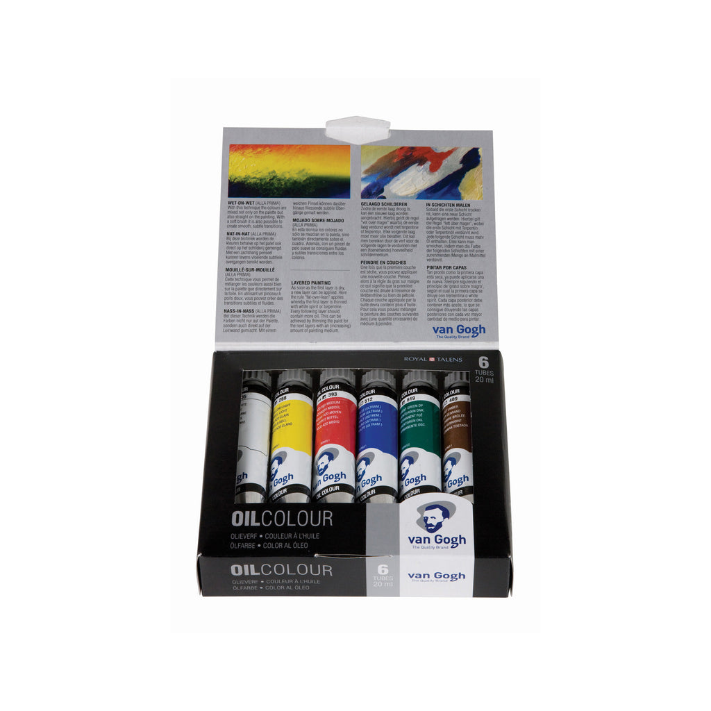Van Gogh Oil Colour Set of 6 tubes, 20 ml
