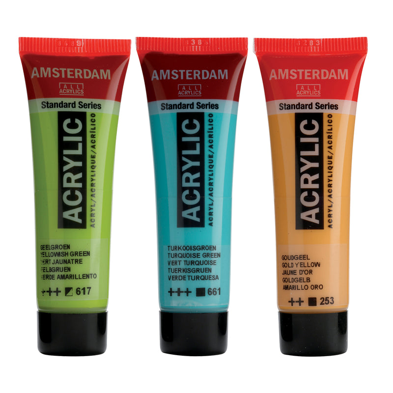 Amsterdam Standard Acrylic Colours, 120ml Tubes