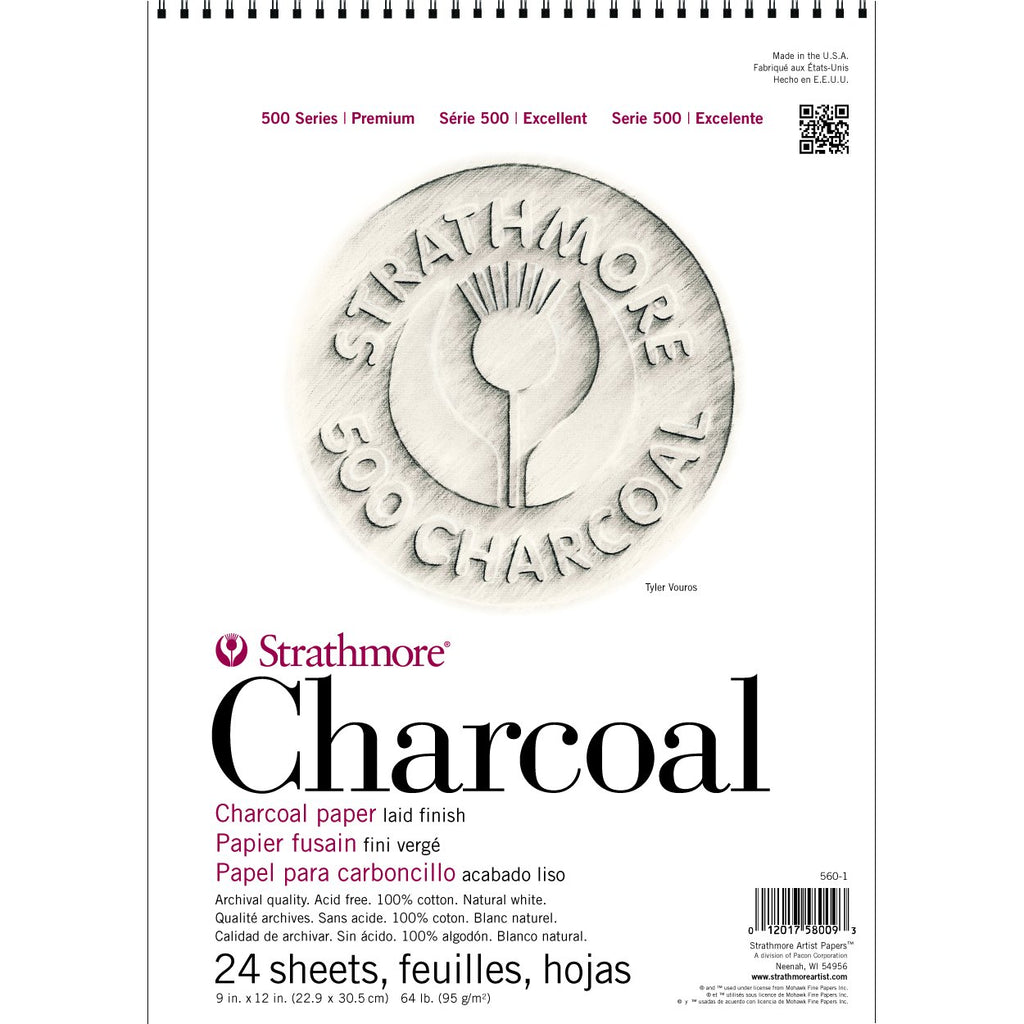 Strathmore Charcoal Paper Pad, 500 Series, 9" x 12"