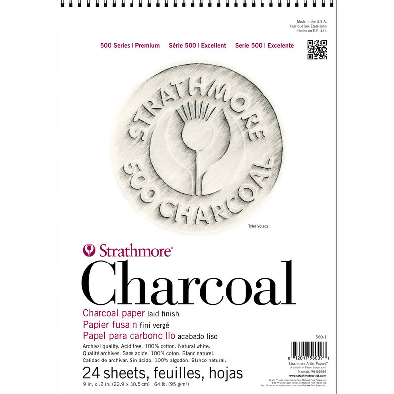 Strathmore Charcoal Paper Pad, 500 Series, 9" x 12"