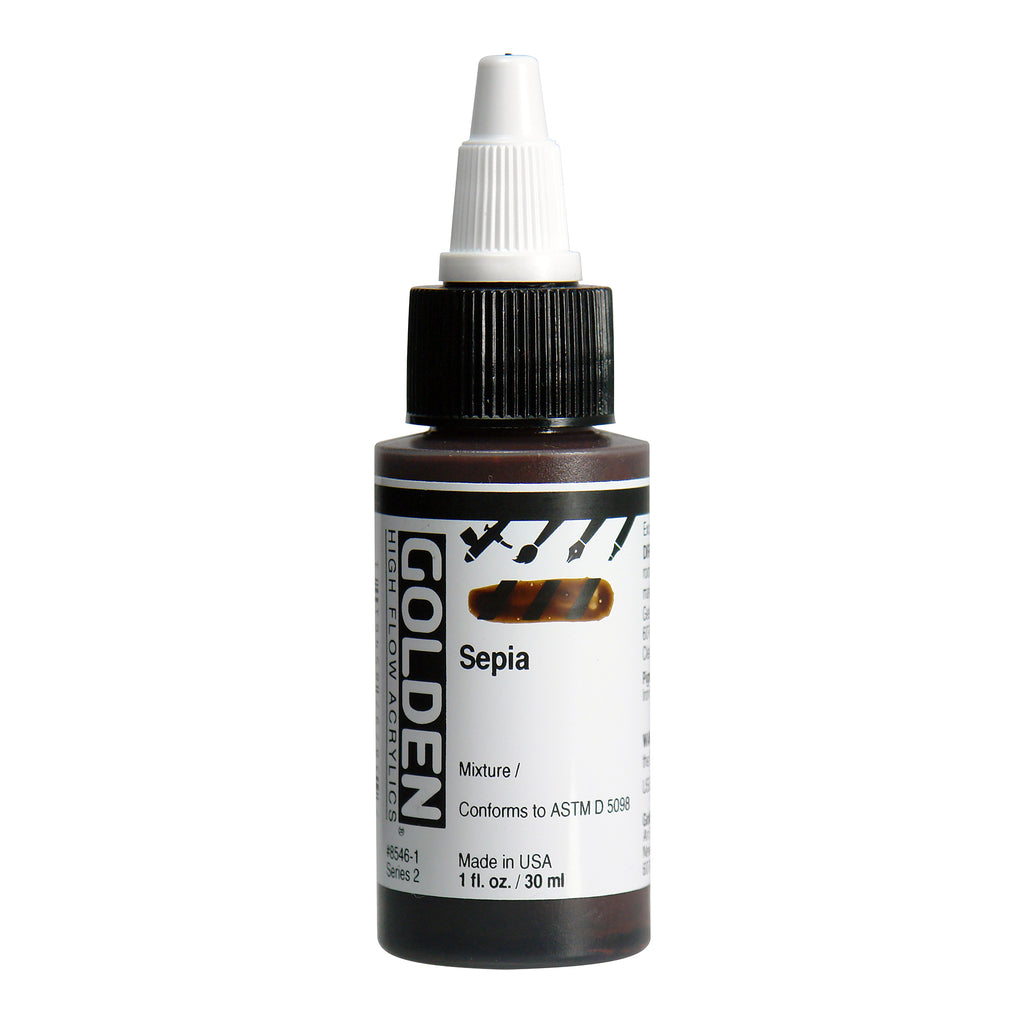 ORIGINAL - Golden® High Flow Acrylic, 1 oz & 4 oz bottles