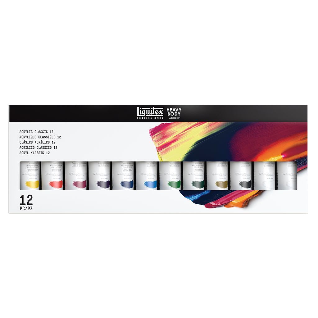 Liquitex Heavy Body Acrylic Colour Set 12-Colours