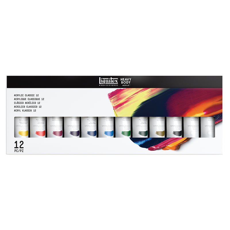 Liquitex Heavy Body Acrylic Colour Set 12-Colours