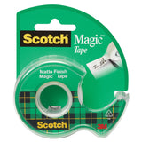 Scotch Transparent Matte Finish Tape, 3/4