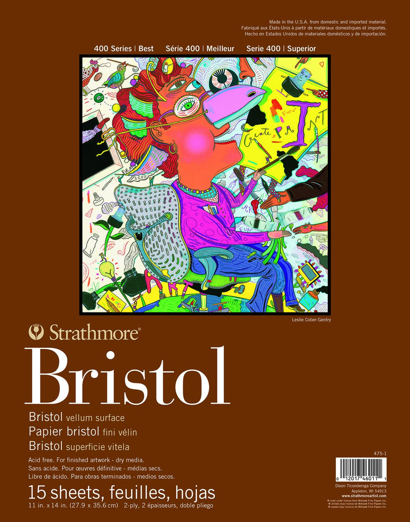 Strathmore Bristol Paper Pad, 400 Series, Vellum