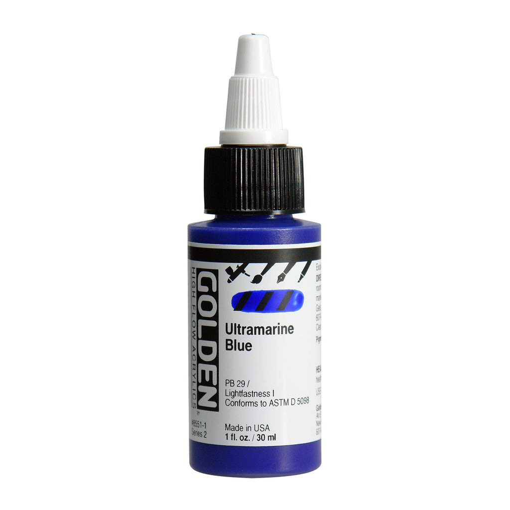 ORIGINAL - Golden® High Flow Acrylic, 1 oz & 4 oz bottles