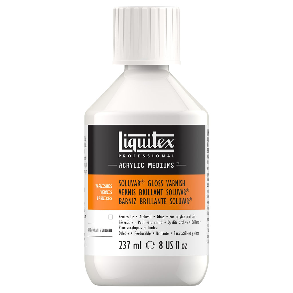 Liquitex Soluvar Varnish, 8 oz., Gloss