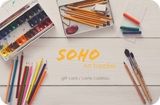 Soho Art Supplies E-Gift Card