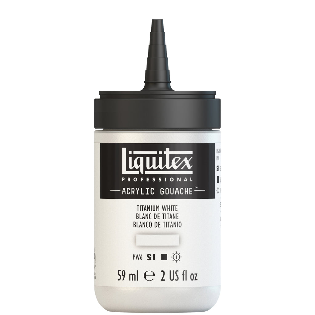 Liquitex Professional Acrylic Gouache, 59 ml, Titanium White