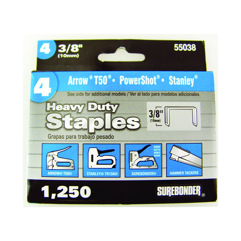 Heavy-Duty Staples, 3/8"