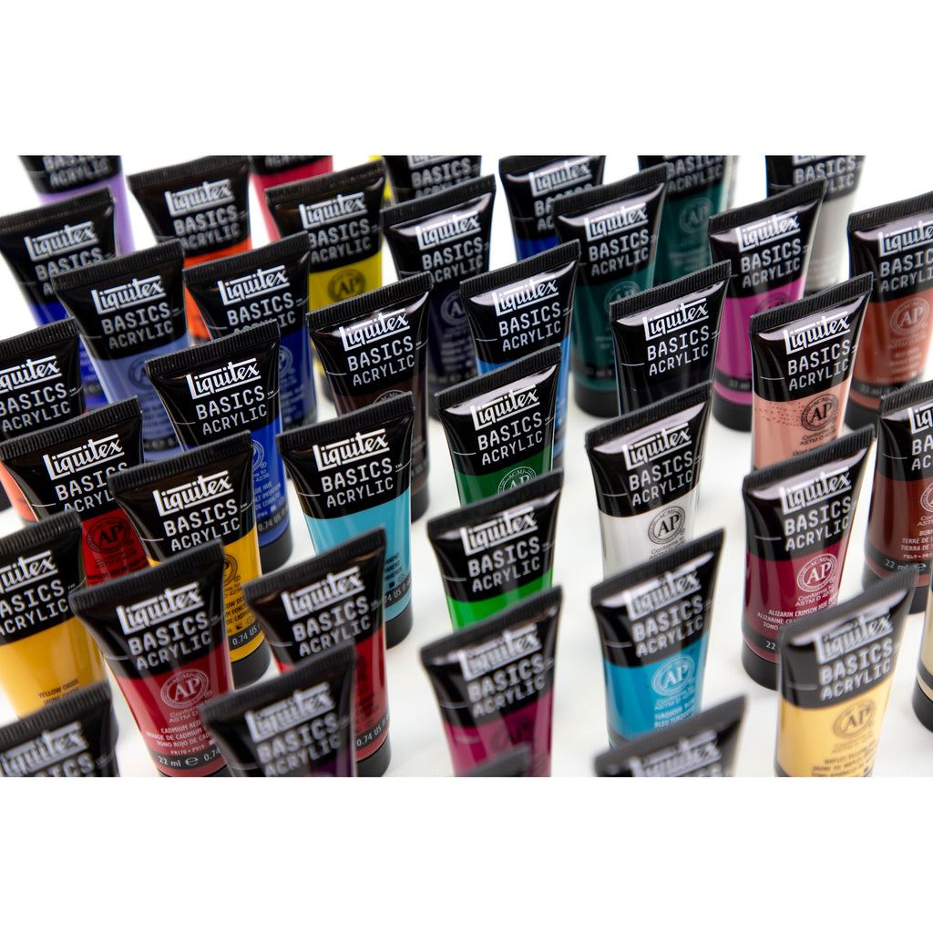 Liquitex BASICS Acrylic Colour Sets, 22 ml tubes