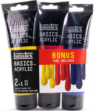 Liquitex - Basics Acrylic Colours - Set of 3 x 118mL Tube