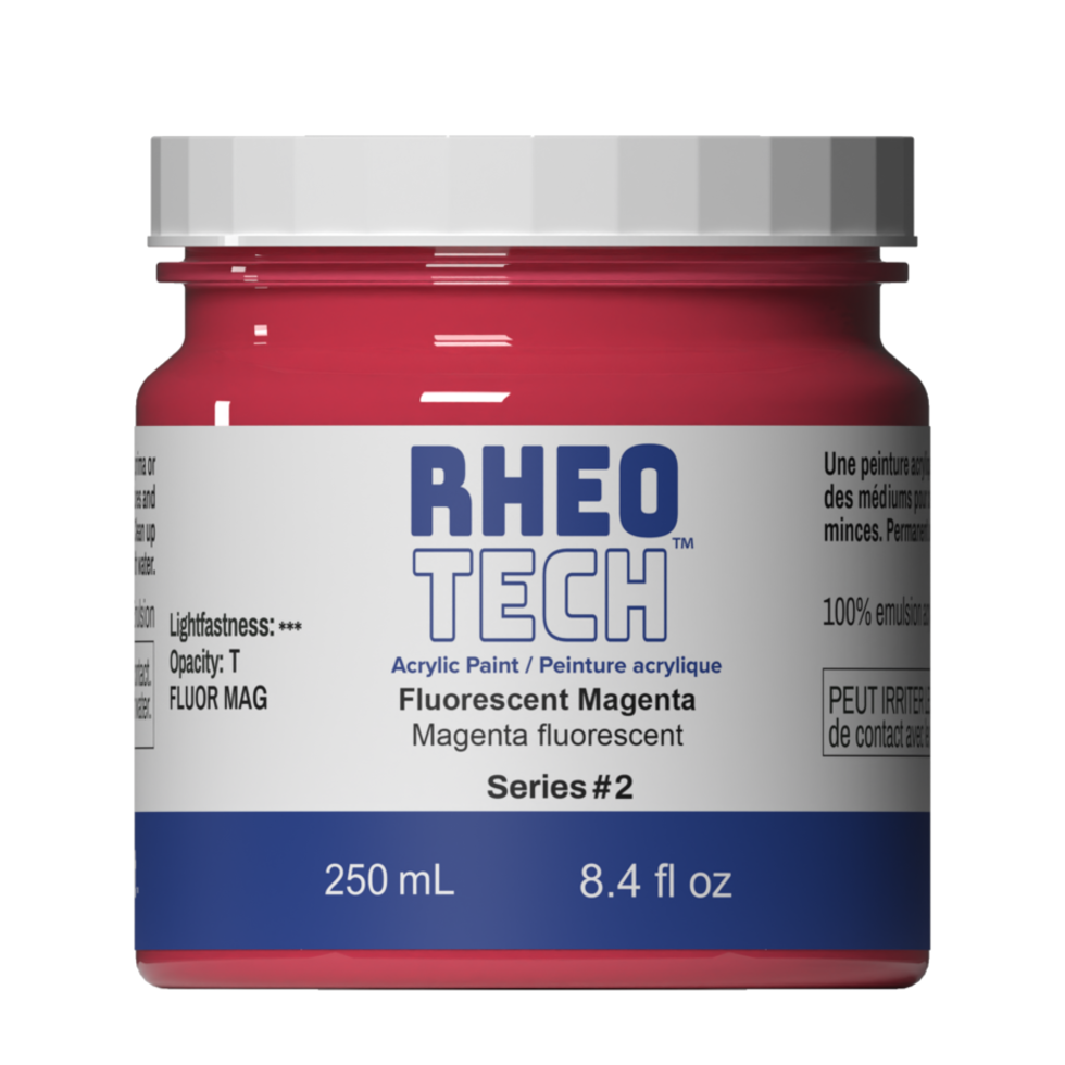Tri-Art Rheotech Acrylic Paint Jar, Fluorescent and Pearl
