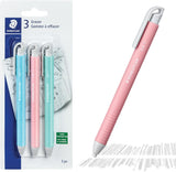 STAEDTLER Vinyl Eraser Holder (3-Pack)
