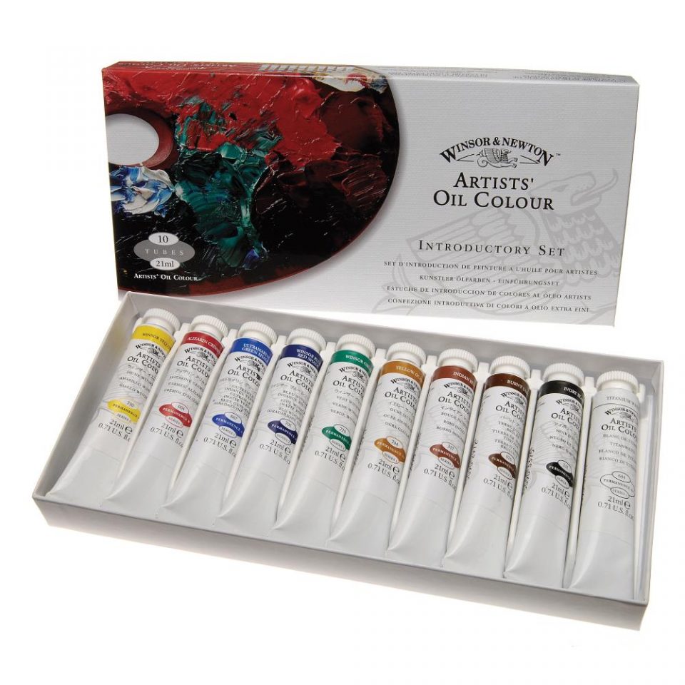 Winsor & Newton Artists' Oil Introductory Set 10-Colors