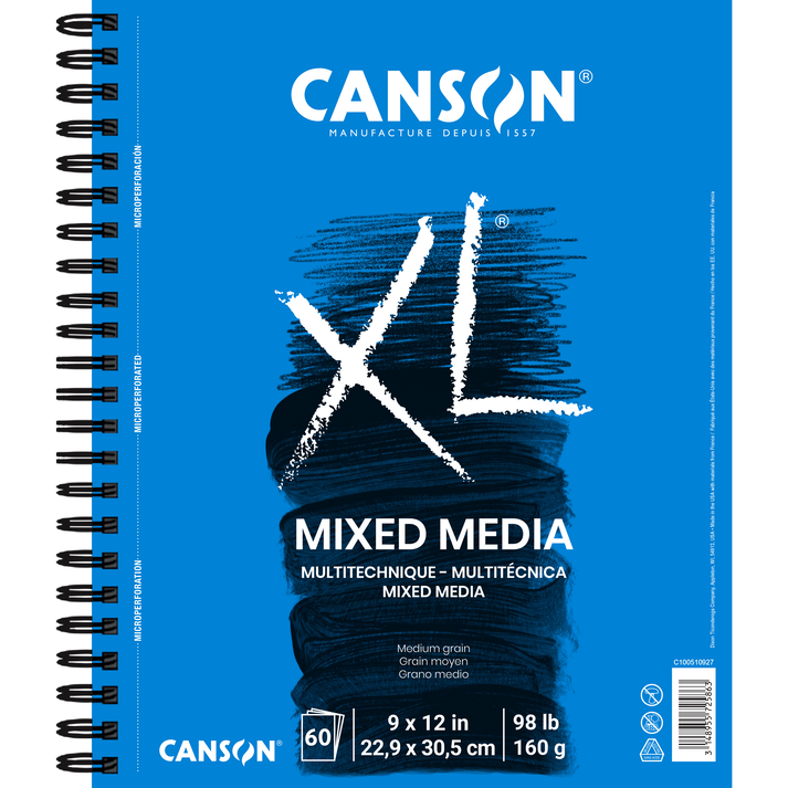 Canson XL Mixed Media Pads, Coiled