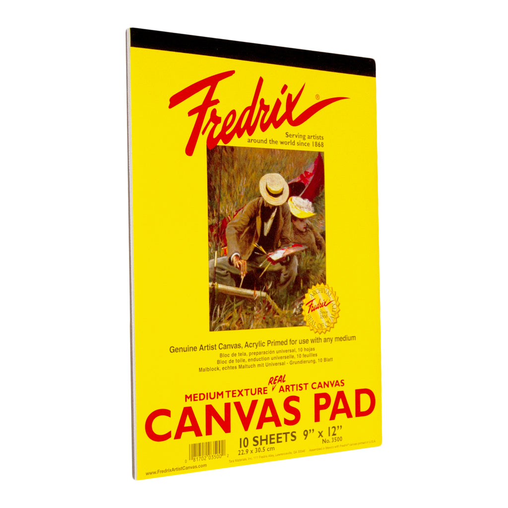 Fredrix Canvas Pad, 10 Sheets