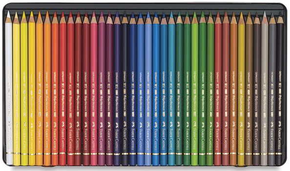 Faber-Castell Polychromos Artist Coloured Pencil Sets 24pc