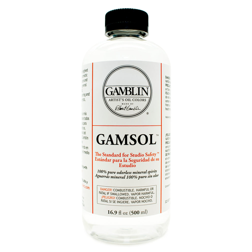 Gamblin : Gamsol Odourless Mineral Spirit : 500ml