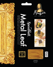 Gold Leaf Adhesive, 2oz Bottle Mona Lisa Metal Leaf, Clear Gold